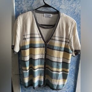 Alfred Dunner size medium short sleeve sweater